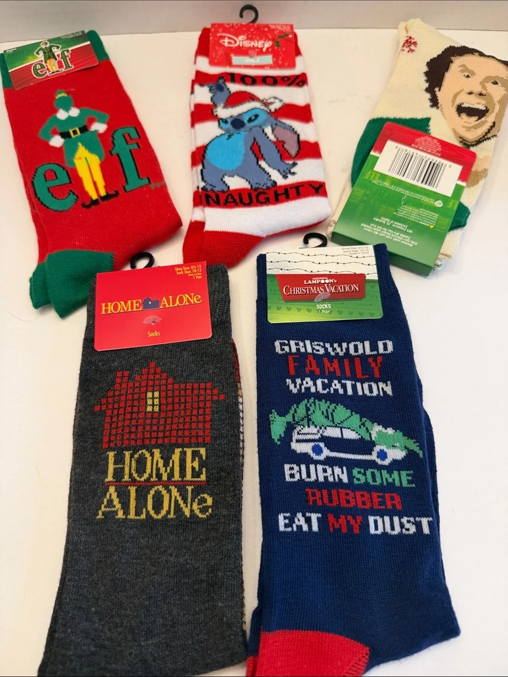 Holiday Movie Novelty Socks - Your Choice